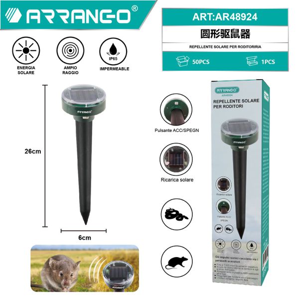 REPELLENTE SOLARE PER RODITORI